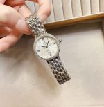 Omega Imported Quartz Movement 28MM 316L Steel Mineral Glass Diamond Bezel Lady Watch